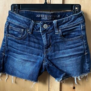 American Eagle Outfitters Dark Blue Jean Shorts